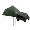 vidaXL Tenda da veicolo con tetto Verde militare 518 x 580 x 215 cm
