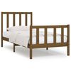 vidaXL Giroletto ambra in Legno Massello 75x190 cm Small Single