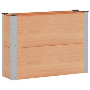 vidaXL Letto rialzato da giardino Marrone 100 x 30 x 72 cm