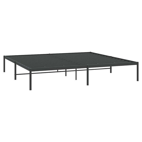 vidaXL Giroletto in Metallo Nero 183x213 cm