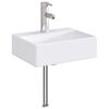 vidaXL Lavabo da bagno Cromato 39 x 30,5 x 12,5 cm Metallo