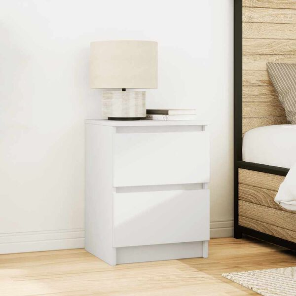 vidaXL Mobile Porta TV Bianco 40x35x54 cm in Legno Multistrato