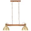vidaXL Lampada a Sospensione Industriale 25 W Ottone 109 cm E27
