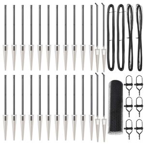 vidaXL Palo della recinzione Grigio