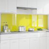 vidaXL Rivestimento da Cucina 2 pcs Giallo 100 x 60 cm vetro temperato