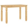 vidaXL Tavolo da Pranzo Corona 112x60x75 cm in Legno Massello di Pino