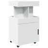 vidaXL Carrello Bar Bianco 50x41x89 cm in Legno Multistrato