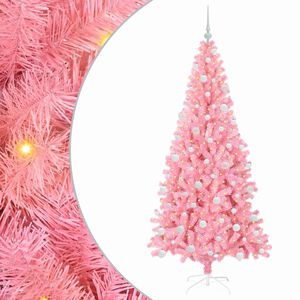 vidaXL Albero di Natale Rosa 180 cm PVC