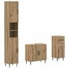 vidaXL Set di armadietti da bagno in 3 pezzi HAARLEM