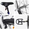 vidaXL Bicicletta per Bambini 24 Pollici per 8-12 anni Blu e bianco