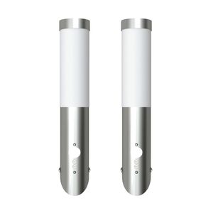 Lampioncini moderni in acciaio inox, sensore di movimento,2