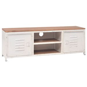 vidaXL Mobile TV 120x30x40 cm Bianco