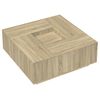 vidaXL Tavolino Salotto Rovere Sonoma 100x100x40 cm Legno Multistrato