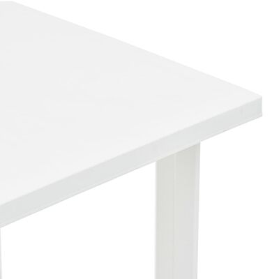 vidaXL Tavolo da Giardino Bianco 78x75x72 cm in Plastica