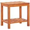 vidaXL Tavolinetto in Legno Massello di Acacia 45x33x45 cm