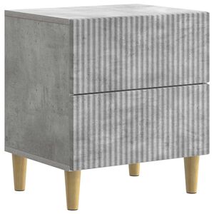 vidaXL Armadio da Notte Grigio Cemento 43 x 34,5 x 48 cm