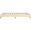 vidaXL Giroletto senza Materasso Crema 160x200 cm in Tessuto