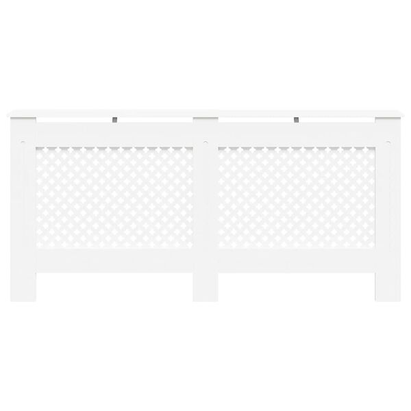 vidaXL Copertura per Radiatore Bianca 172x19x81,5 cm in MDF