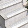 vidaXL Gradini per Scale 2 pcs Argento 60 x 20 cm Alluminio