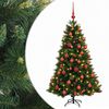 vidaXL Albero di Natale artificiale con palline 120 cm 150 LED