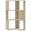 vidaXL Libreria Angolare 3 Ripiani Rovere Sonoma 50x50x102 cm Legno