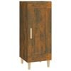 vidaXL Credenza Rovere Fumo 34,5x34x90 cm in Legno Multistrato