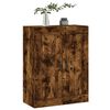vidaXL Mobile a Parete Rovere Fumo 69,5x34x90 cm in Legno Multistrato