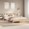 vidaXL Letto senza Materasso 160x200 cm in Legno Massello di Pino