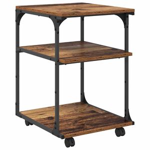 vidaXL Supporto per Stampante Legno vecchio 43 x 48 x 64 cm