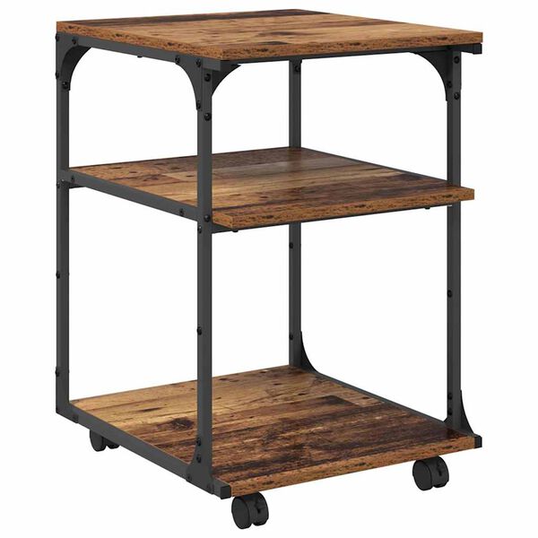 vidaXL Supporto per Stampante Legno vecchio 43 x 48 x 64 cm