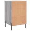 vidaXL Comodino Grigio Sonoma 40x40x66 cm in Legno Multistrato