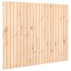 vidaXL Testiera da Parete 140x3x110 cm in Legno Massello di Pino