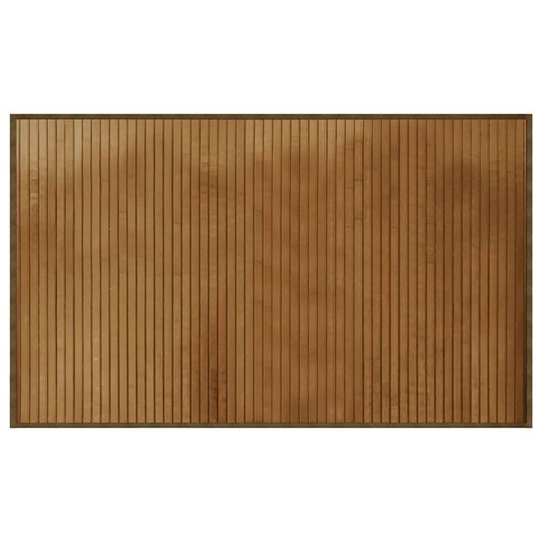vidaXL Tappeto Rettangolare Marrone 60x100 cm in Bamb&ugrave;