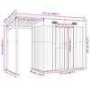 vidaXL Casetta da giardino con tetto allungato grigio chiaro 277x107x181 cm in acciaio