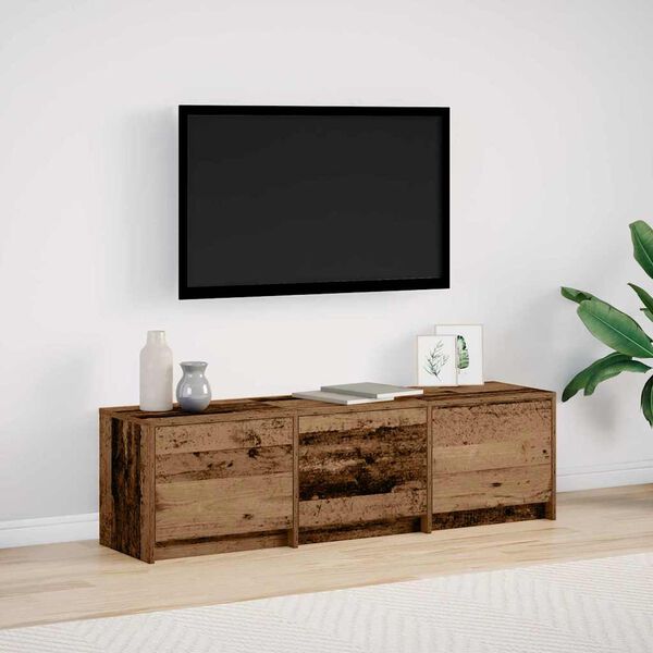 vidaXL Unità TV Legno vecchio 140 x 34 x 40 cm Legno multistrato