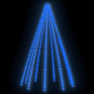 vidaXL Rete di Luce per Albero di Natale 400 LED Blu 400 cm