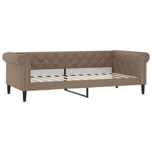 vidaXL Letto da Giorno Cappuccino 80x200 cm in Similpelle