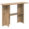vidaXL Tavolo consolle Rovere Artigianale 100 x 30 x 75 cm