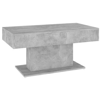 vidaXL Tavolino da Salotto Grigio Cemento 96x50x45cm Legno Multistrato