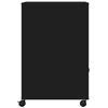 vidaXL Supporto per Stampante con Ruote Nero 60x48x74 cm