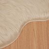 vidaXL Tappeto Pecora Tafalla Beige 50 x 80 cm Poliestere