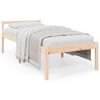 vidaXL Letto per Anziani 90x190 cm Single in Legno Massello di Pino