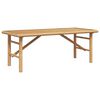 vidaXL Tavolino da salotto Marrone 110 x 50 x 43 cm Bamb&ugrave;