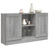 vidaXL Credenza Grigio Sonoma 120x30,5x70 cm in Legno Multistrato