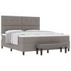 vidaXL Letto a molle con testiera Talpa 180 x 200 cm Tessuto