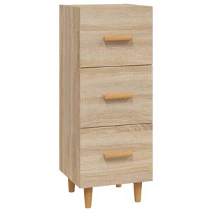 vidaXL Credenza Rovere Sonoma 34,5x34x90 cm in Legno Multistrato