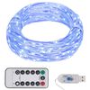 vidaXL Stringa LED con 300 Luci LED Blu 30 m