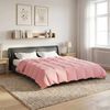 vidaXL Duvet Estivo Trapuntato Rosa 200 x 240 cm Microfibra