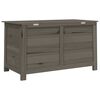 vidaXL Box Cuscini da Esterno Marrone 100x50x56cm Legno Massello Abete