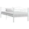 vidaXL Telaio Divano Letto Bianco in Metallo 90x200 cm